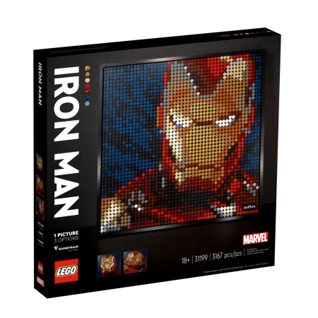 LEGO Art 31199 Iron Man z wytwórni Marvel Studios